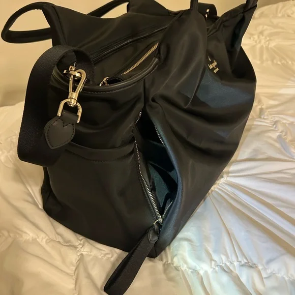 Kate Spade Black Nylon Infant Tote Bag